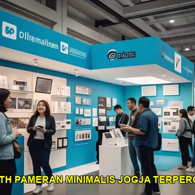Rahasia Contoh Stand Expo Booth Pameran Minimalis Jogja
